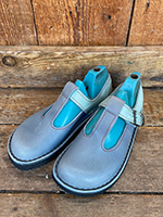 Hand made t bar sandal by Chuckle Shoes